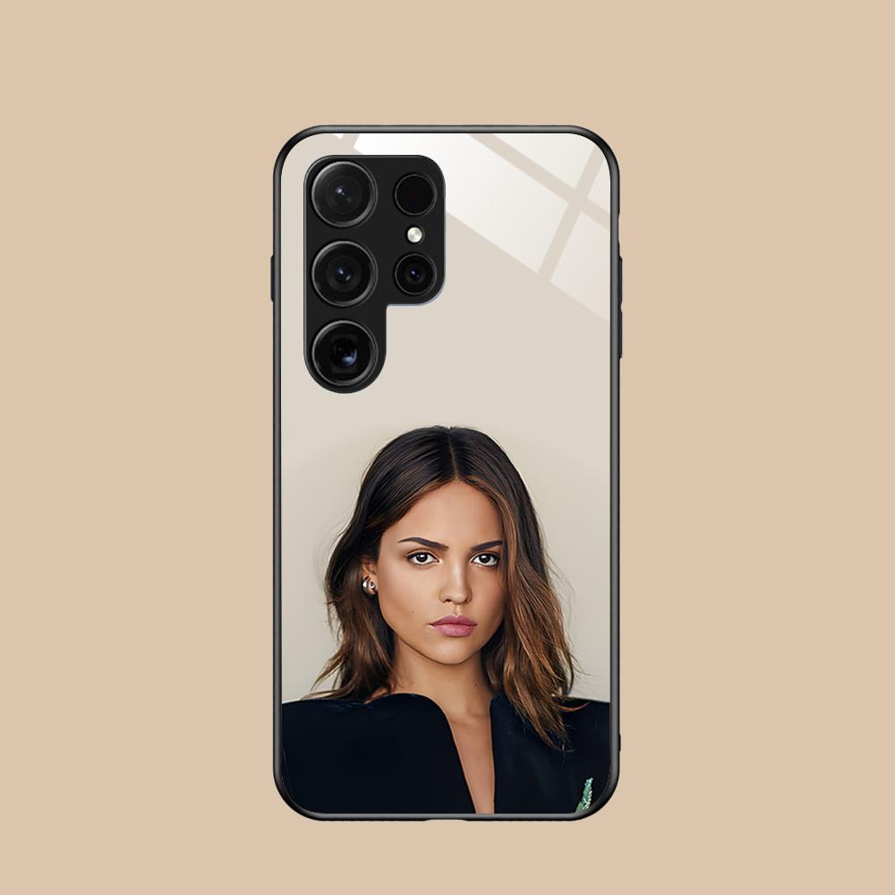 Fashion Eiza Gonzalez Glass Mobile Phone Case for Samsung Galaxy S26 S25 S24 S23 S22 S21 S20 Note20 Plus FE Ultra Colorful Cover