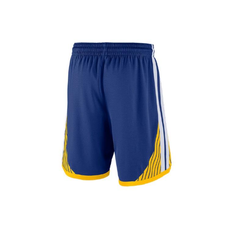 Nike NBA Icon Edition Swingman Sports Basketball Shorts SW Fan Edition Golden State Warriors Blue Men's AJ5605-495