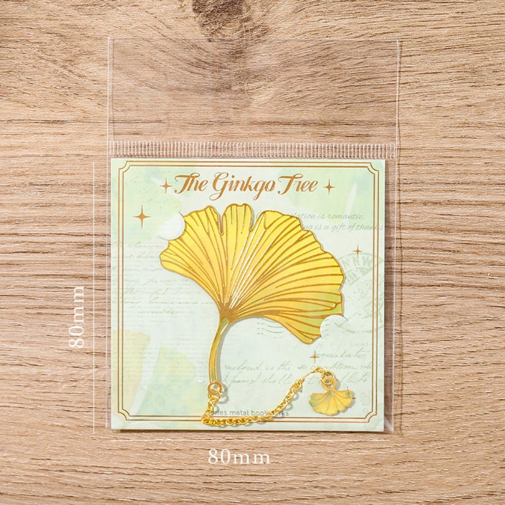 Řetízkový přívěsek Listy Bronzová záložka Vícebarevné značky stránek Studentský dárek