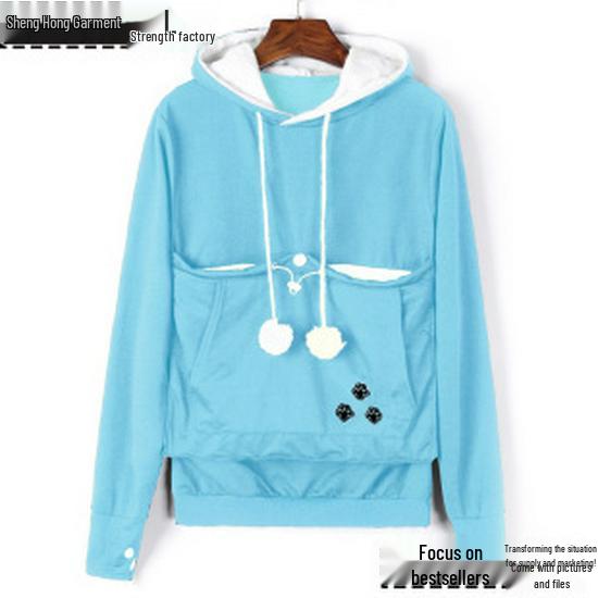 Dopamine Ice Cream Color Hooded Plush Coat for Women