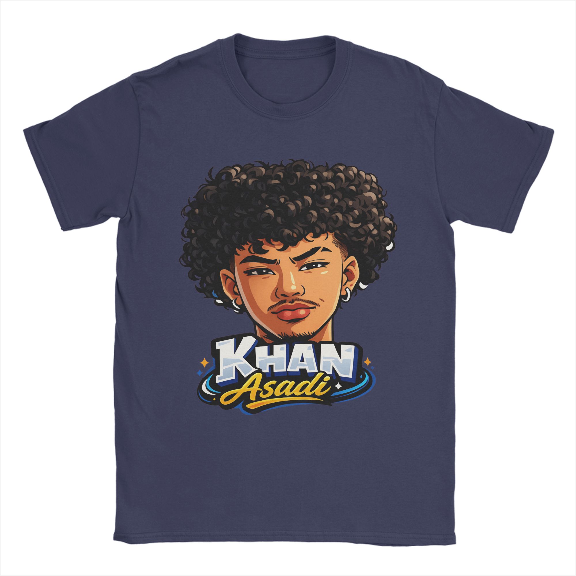 

khan Asadi TShirt Unisex Vintage 100 Cotton T Shirts Beach Crewneck Harajuku Tee Shirt Wholesale Oversized Tops 4XL