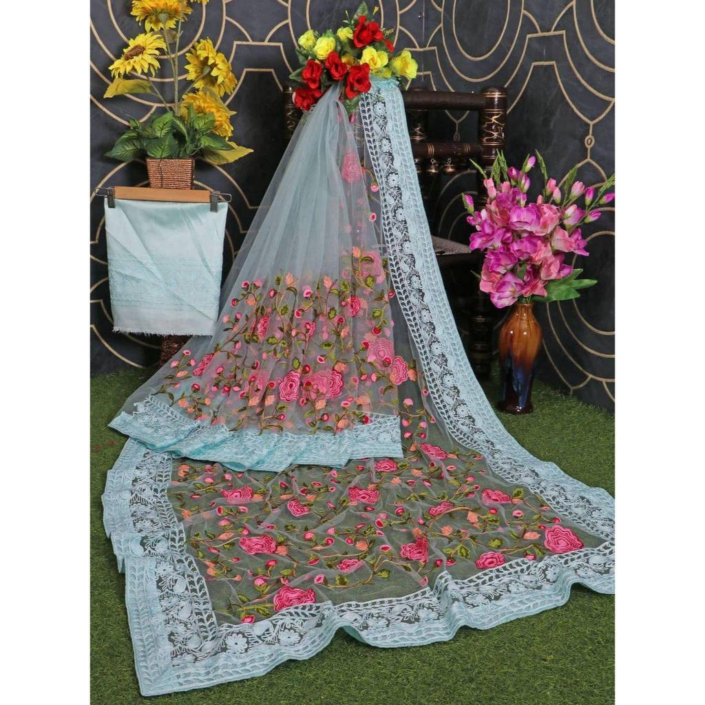 Premium Wedding Glam Soft Net Saree Collection