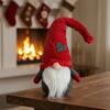 DIY Christmas Crafts Faceless Doll Ornament, Plush Gnome Decoration for Home, Xmas Fireplace Hanging Ornaments Figurine with Heart Cap, Ornament Party