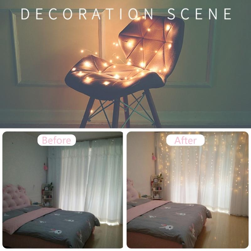 Fairys Lights Battery Operated String Lights 10 LED Mini String Lights Silver Wire Firefly Lights for Vases Bouquet