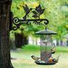 Vogeldesign Metall Pflanzenhaken – Innen/Außen Wandhängehalter