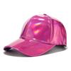 Unisex Helle Laser-PU-Entenschnabel-Baseballkappe - Trendiger Europäischer & Amerikanischer Street Style
