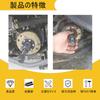 Flywheel Puller M27 x M24 Double Head Magneto Stator Motorcycle Repair Tool GY6 Compatible with Suzuki and Dirt Bikes 50cc/125cc/150cc Yamaha,