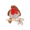 Hot Creative Crystal Animal Brooch: Frog, Cat, Dog, Bird, Sheep, Pony, Hedgehog, Lizard, Men's Women's Brooch Jewelry Gifts