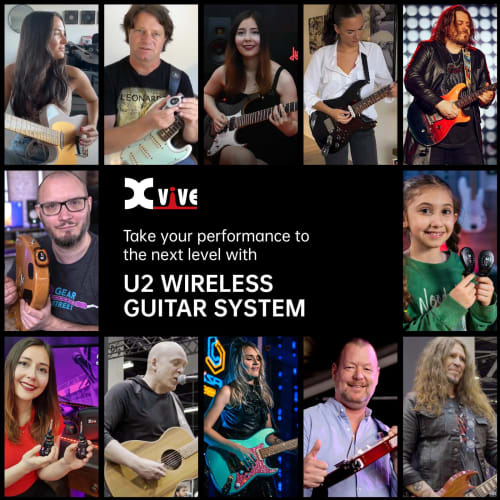 XVIVE XV-U2 Wireless Guitar System #Black