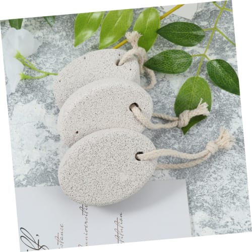 Frcolor 3-Piece Stone Callus Remover, Foot Scrub, Pumice Stone, Natural Foot Stone, Pumice Remover, Remover, Foot Scrub