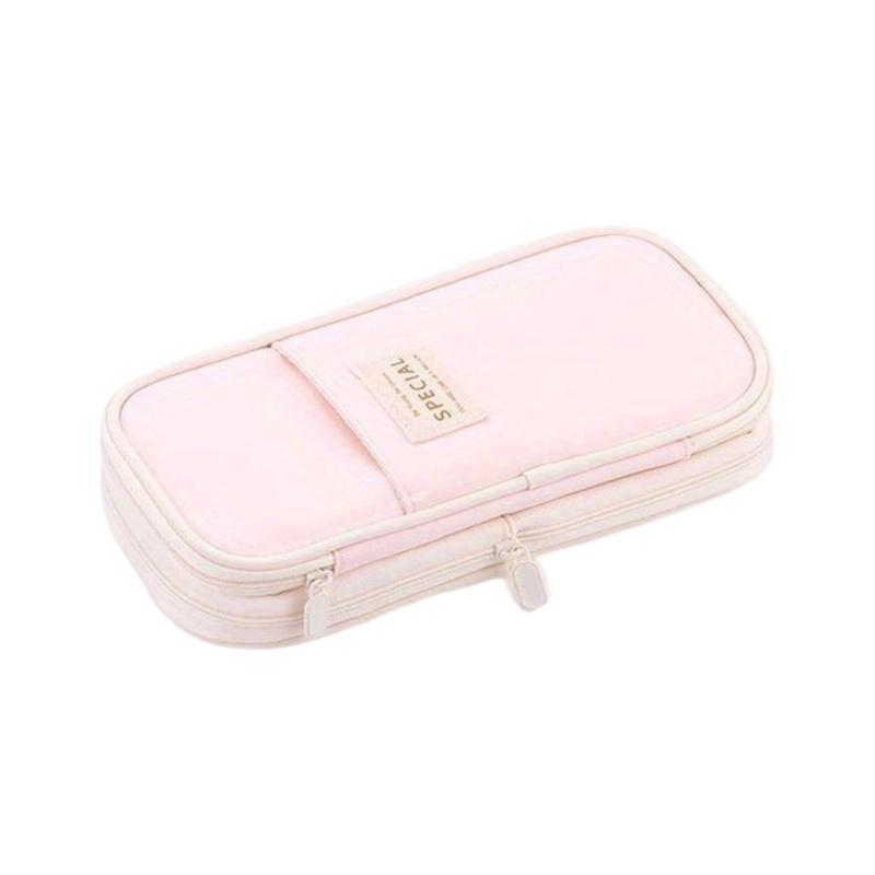 School Pencil Case Large Capacity Pen Bag Simple Pen Holder For Markers Art Supplies Storage for Students