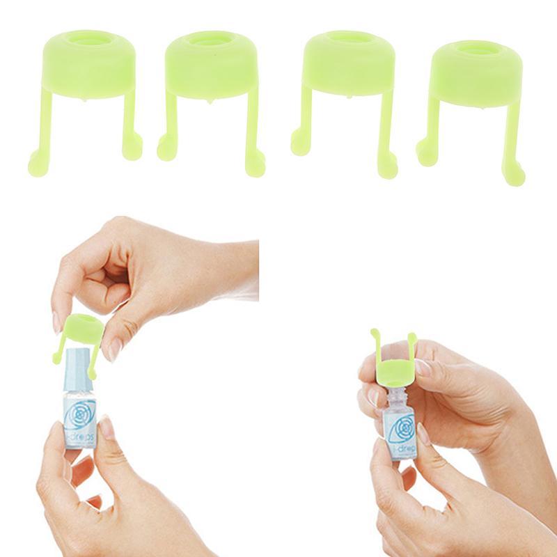 Professioneller Silikon-Augentropfenflaschen-Helfer Augentropfenhalter Tropfen Klar Auge Rötung Müdigkeit Linderung Augenbelastung