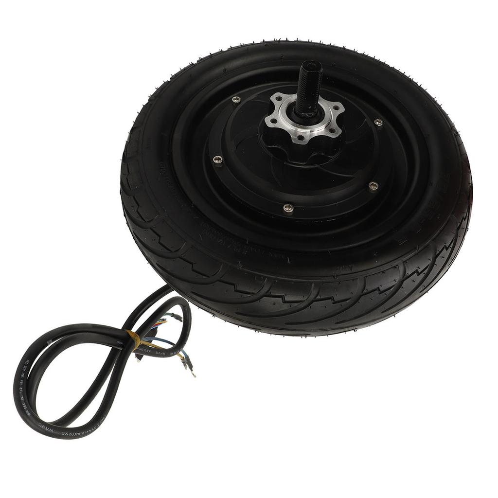 10in Electric Bike Hub Motor with Vacuum Tire 48V 72V 800 to 2200W Brushless DC Disc Brake Motor for Electric