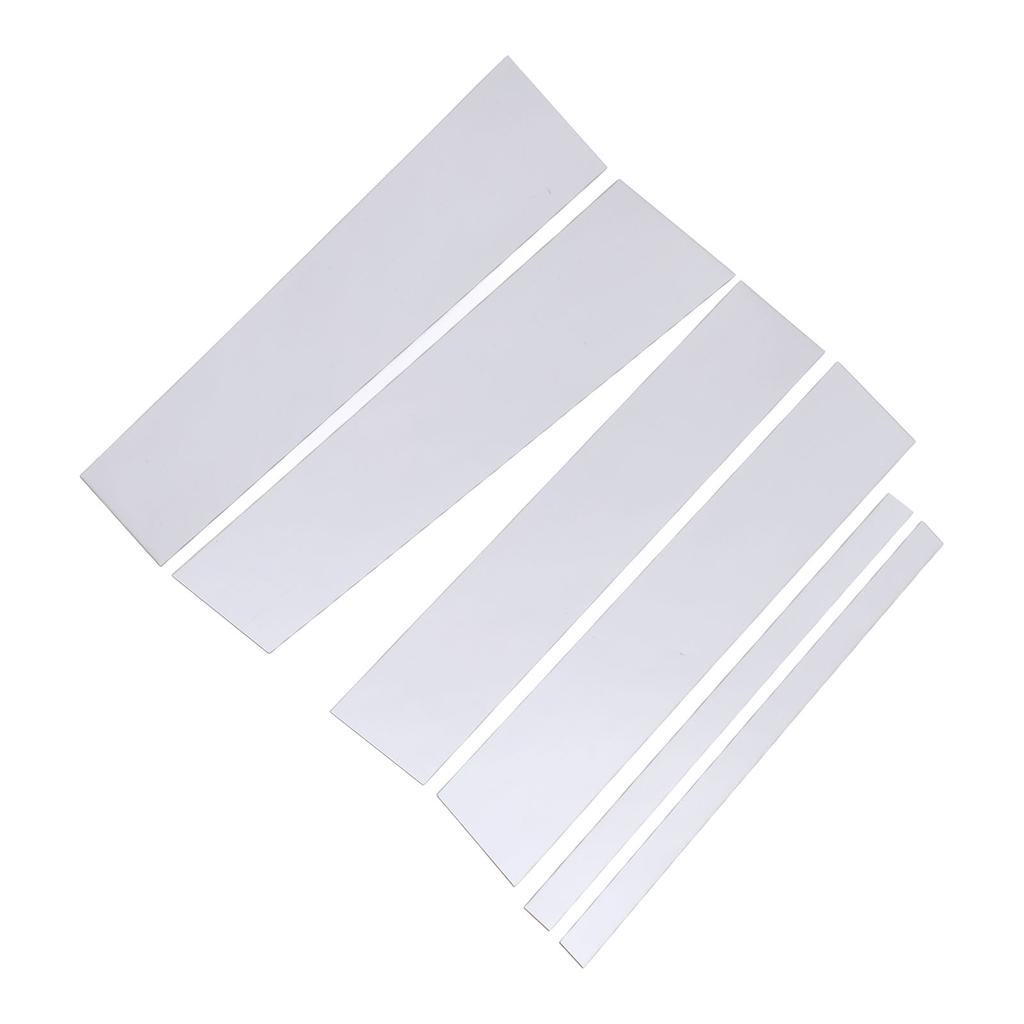 6Pcs Pillar Post Cover Trim Mirrored Finish Weather Resistant Easy Installation Pillar Post Trim for 2004 to 2015