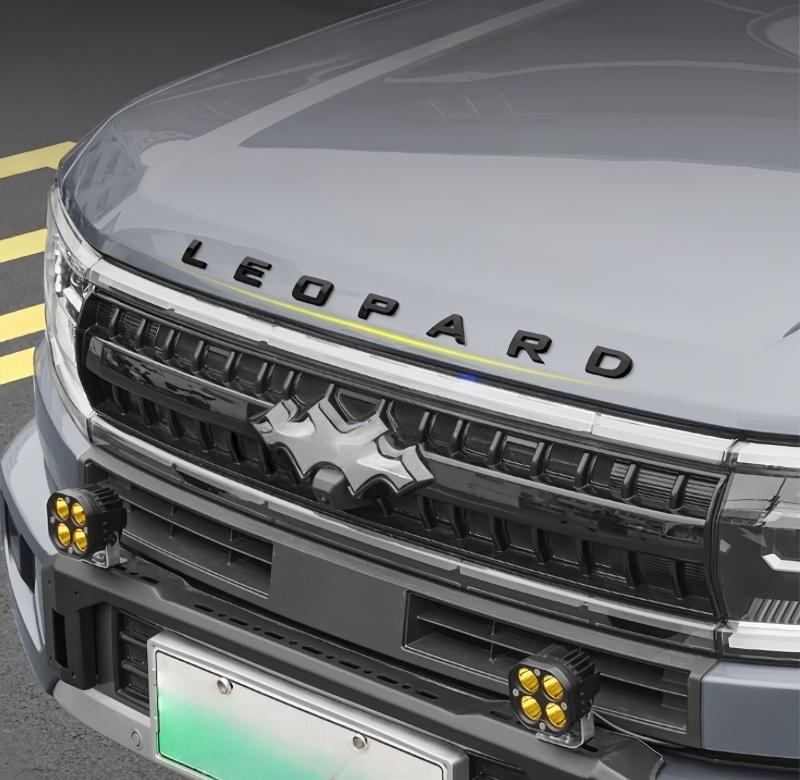 Auto Hood Lettering Stickers Fit for BYD Leopard 5 Leopard 8 Modified High Quality Curved Letter Markings Exterior Upgrade Parts