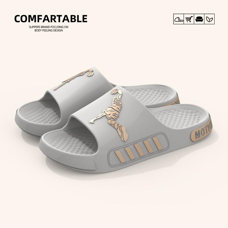 Men's Summer Non Slip EVA Slippers - Thick Cushioned Sole, Suitable for Comfortable Walking, Outdoor and Indoor Wear