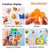 Shuttle Art Sponge Paper 68-Piece Set: 60 Water-Expanding Paper Sheets, 2 Water Brushes, 6 PVC Storage Bags, Refill Paper, Upgraded Version. Create Fl