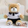 Cute Dressed Bear Teddy Bear Doll Plush Toy Hug Bear Doll Girl Soothing Ragdoll