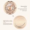 OLEVS Women's Watches Fashion Original Quartz Wrist Watch for Ladies Roman Dial Dazzling Diamond Waterproof Luminous Luxury New