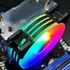 Computer Chassis Mute Heatsink PC Fan Adjust RGB Quiet Control Cooler Cooling for Case Fan 3-Pin Multicolor Adjustable S