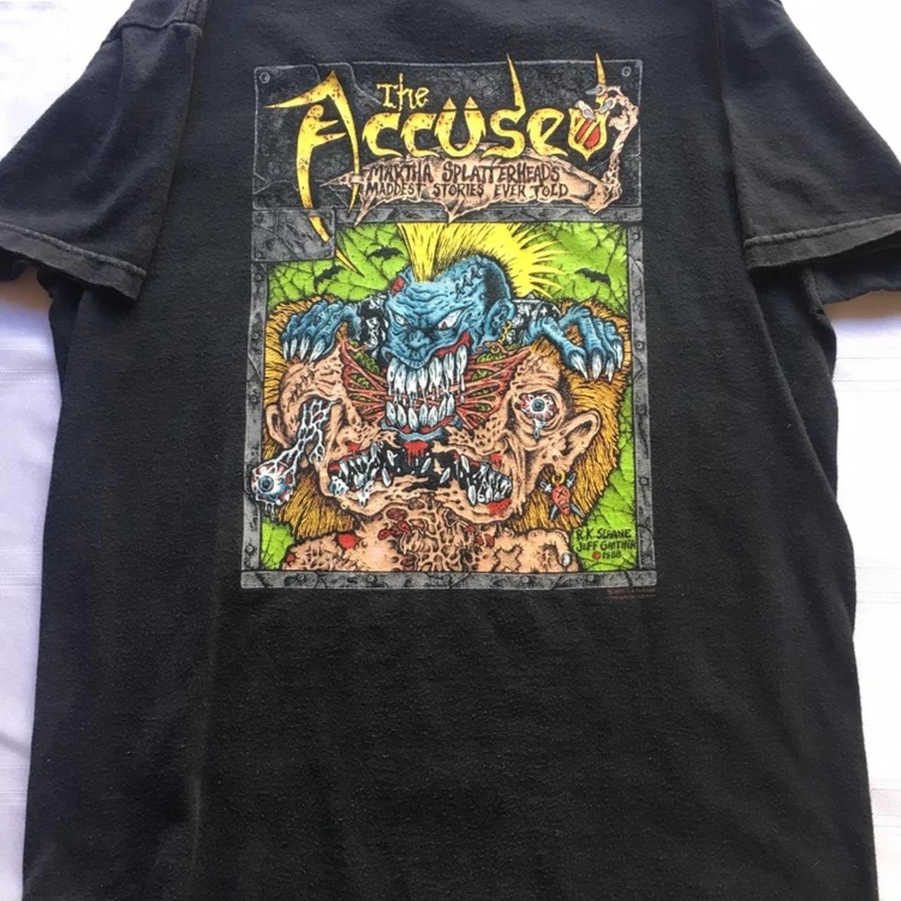 The Accused Band The Curse of Martha Splatterhead Black S-5XL Shirt TU389 XXXXL