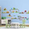 New DIY PVC Highway Track Car Wall Stickers Residential Decoration Sticker for Kids Boys Room Wallpaper D