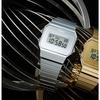 Casio Vintage Retro Modern Silver Watch A700WEV-7AVT Silver Color
