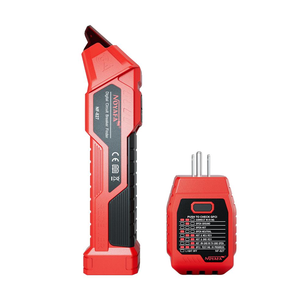 Noyafa NF-827 AC Circuit Breaker Finder Socket Tester Electric Tester With Integrated GFCI Outlet Tester