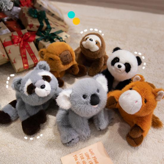 Koala Plush Doll Forest Animal Capybara Sloth Panda Raccoon Plushie 35cm Soft Plush Pillow Emotional Support Gifts