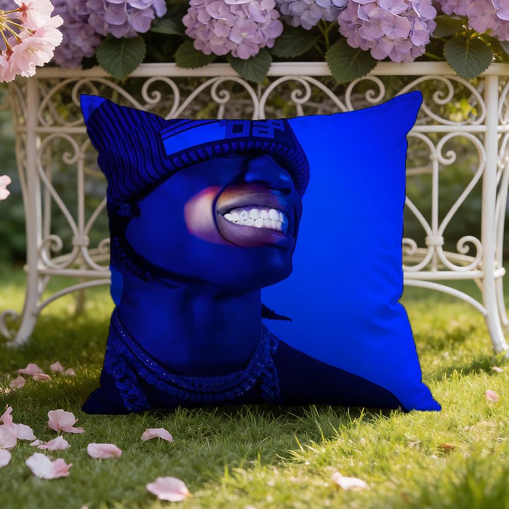 Rapper T-Travis Scott Cushion Cover Home & Car Dual-Scene Pillow Cover: Reversible for Premium Comfort