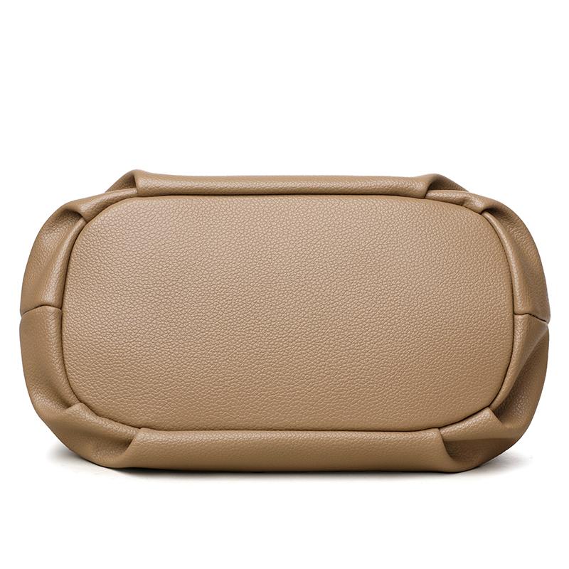 Soft Leather Bag Women's Fashion New Atmospheric Tote Bag Portable Strong and Durable Fashion Bag Liner Shoulder Bag
