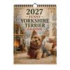 2027 Cow Calendar A4 Spiral Bound Monthly Planner US Holiday Farmhouse Decor