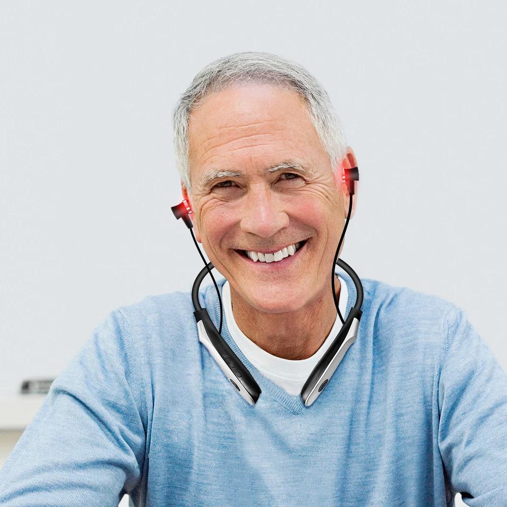 Tragbares 650nm Rotlicht Nasen- und Ohr-Wellnessgerät USB Wiederaufladbar für Nasenpflege Atmungskomfort und Entspannung Heimgebrauch