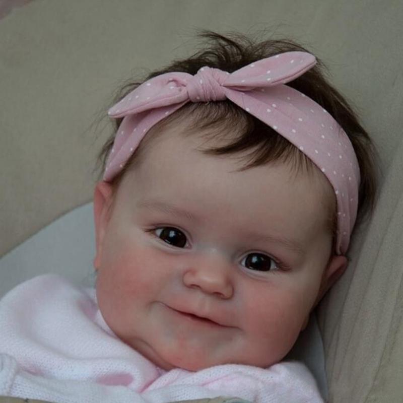 Realistic Reborns Doll Hand Washable Simulation Baby Girl Doll Toy Reborns Doll Jumpsuit Body Kid Jumpsuit Girl Doll