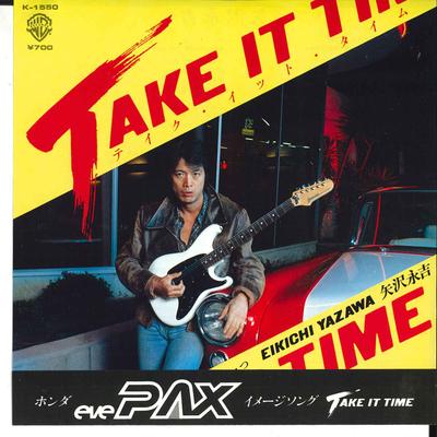 7inch Record EIKICHI YAZAWA - Take It Time / Aitsu K1550 WARNER BROS 1985 Japan Japanese Pop/Rock Used