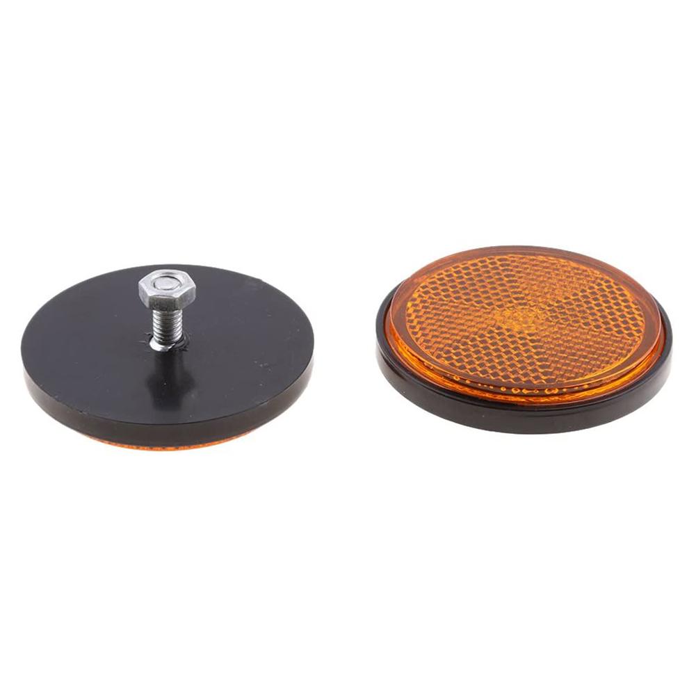 2.16inch High Visibility Round Reflective Warning Reflector Weatherproof Bikes
