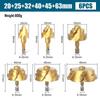 Hexagon Shank PPR Lifting Drill Bit 20/25/32/40/50/63mm Titanium Plated Step Drill Spiral High Carbon Steel Water Pipe Expander