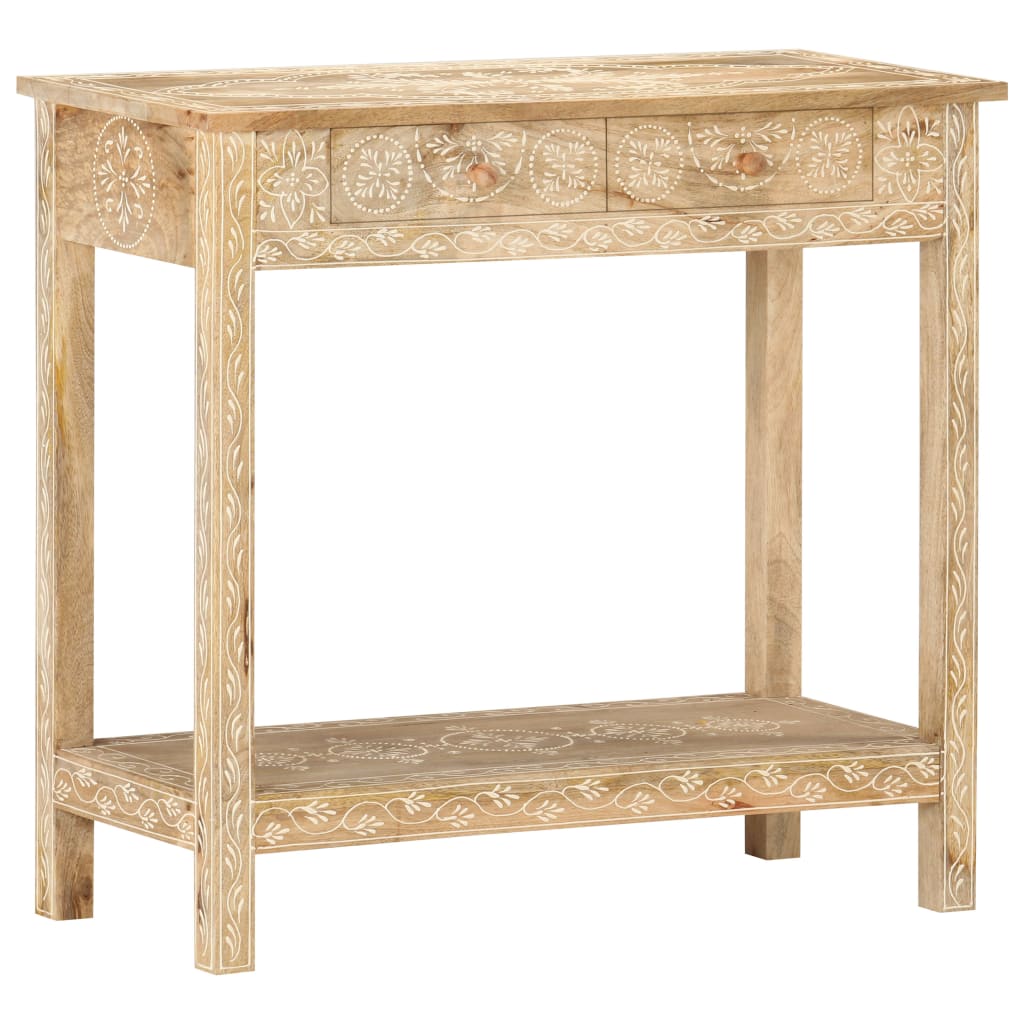 Console Table 80x35x74 Cm Solid Mango Wood
