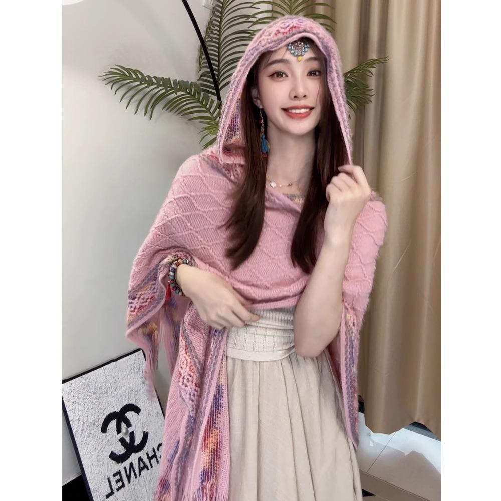 Solid color gray triangular shawl with women's new triangular scarf, young fashion and high sense of versatility
