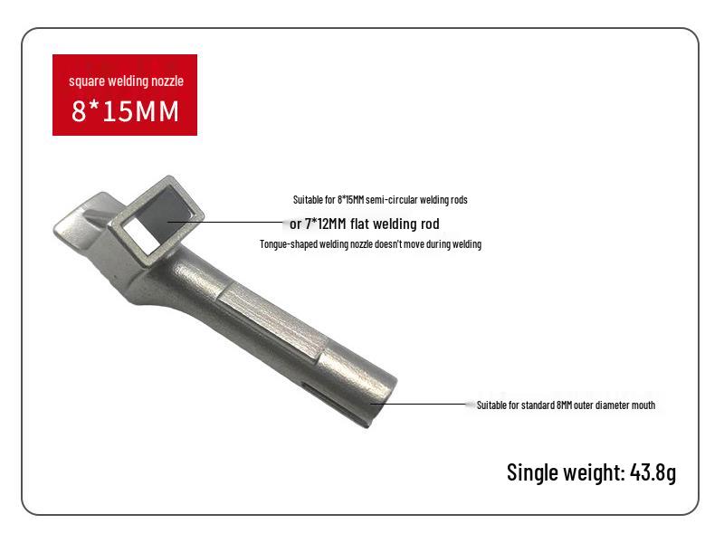 Čtyřdílná sada svařovacích trysek z PVC: Tvaru Y, Trojúhelníkový, Multispec, Nerezová ocel 304 pro horkovzdušnou pistoli