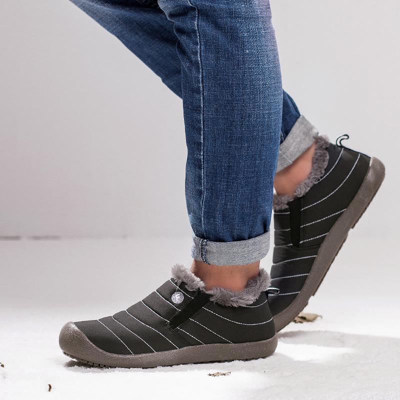 Slipper Baumwollschuhe Plüsch Warm Lässig Sportschuhe Unisex Winter Tägliche Laufschuhe Herren Damen Rutschfeste Ballerinas Größe 36-48