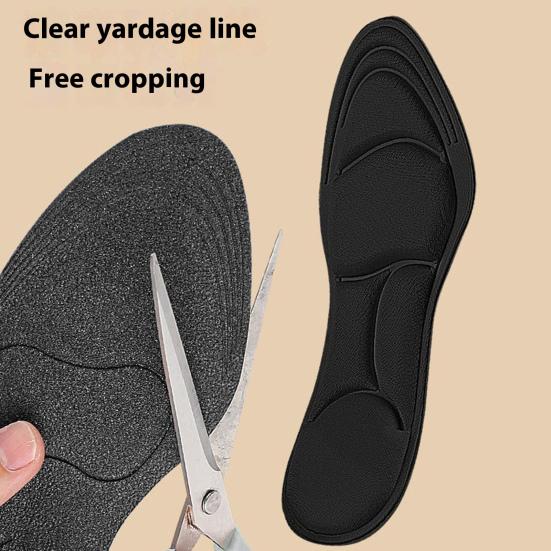Unisex 5D Sponge Puff Sports Insoles Soft Absorption Pads Massage Insoles Arch Support Orthopedic Inserts for Running Basketball