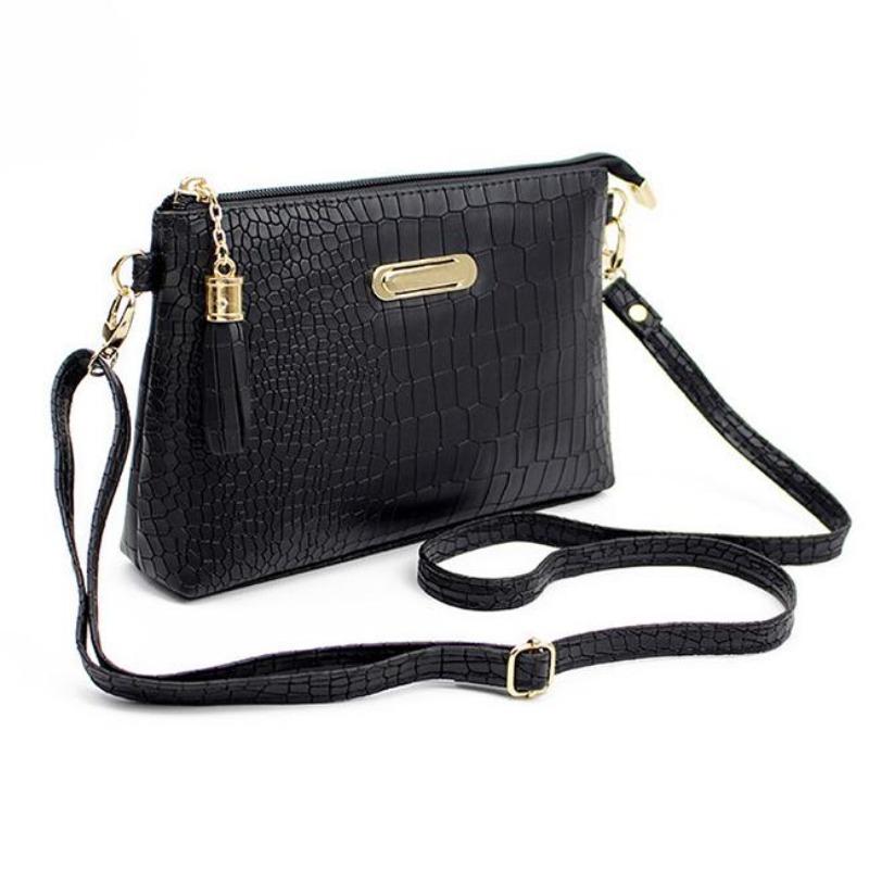 Mini bolso de hombro para mujer, bolsos de mensajero dulces cruzados de diseñador con borlas