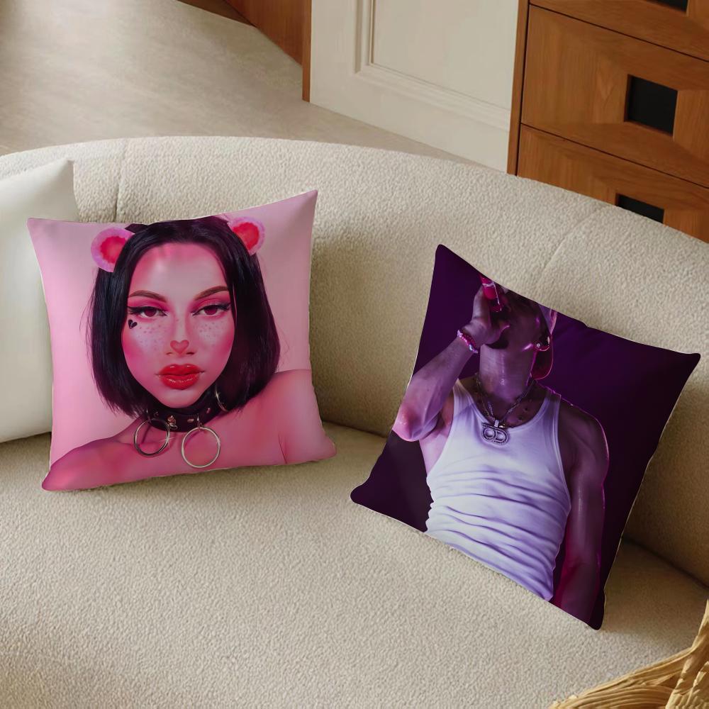 O-Omar Courtz Trendy Idol Cushion Cover Pillowcase Anti-Dustmite Living Room Sofa Decor Cushion Room