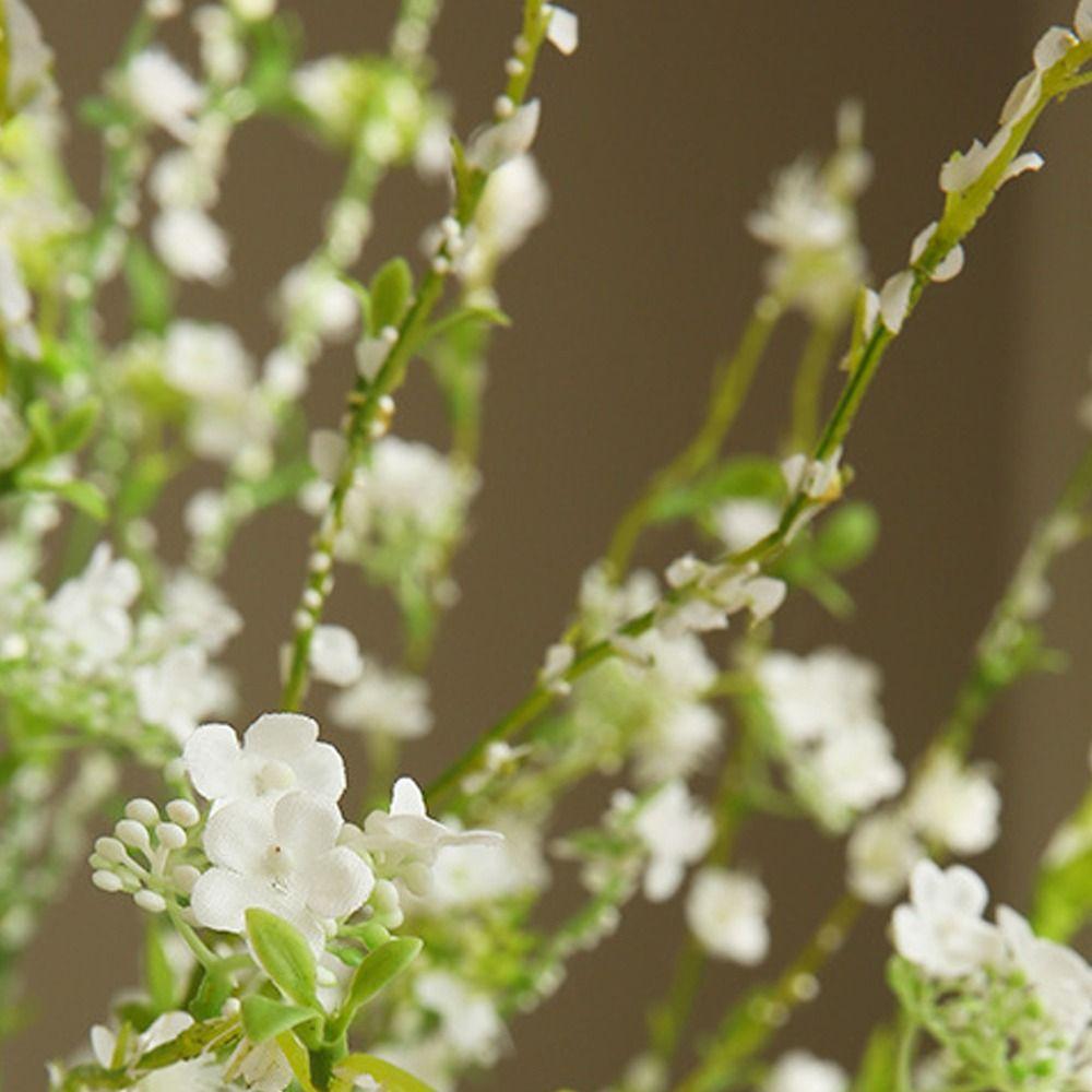 Lifelike Artificial Snow Willow Branches Handmade Fake Plants Simulation Snow Willow Vase Decor