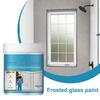 Frosted Window Paint 500g Waterproof Glass Paint Water-Based Paint for Window Bathroom Bedroom Living Room Kitchen Ceiling