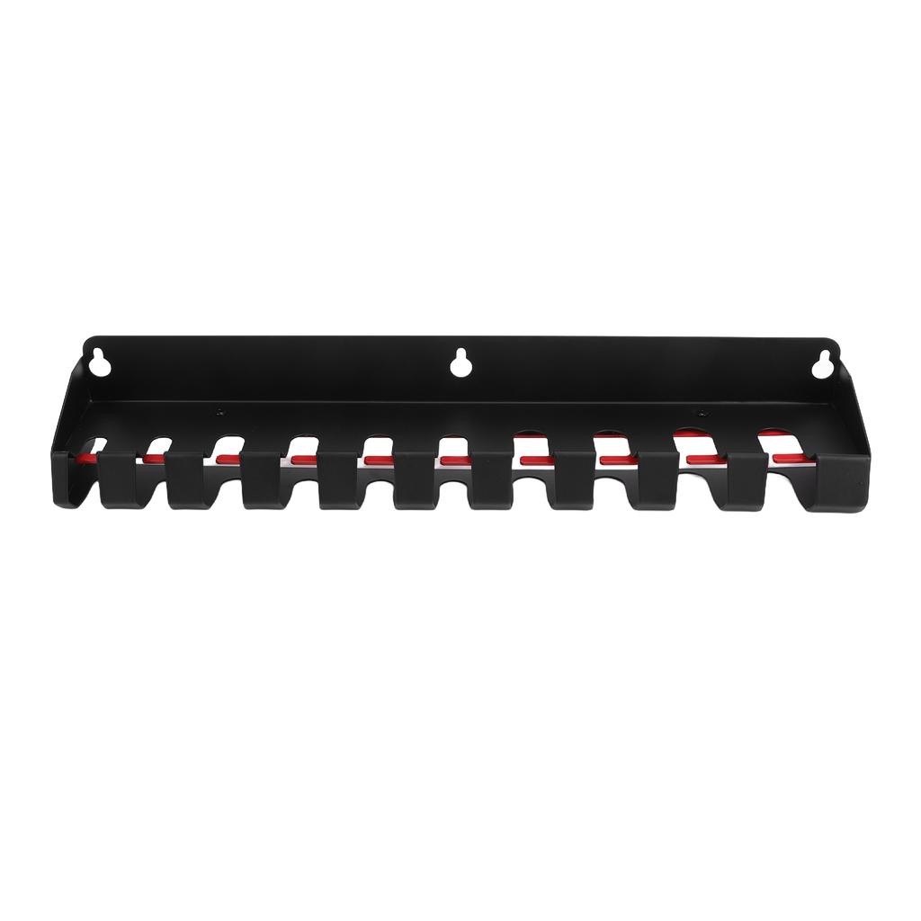 Lockable Pry Bar Holder Wall Mount Storage Organizer for Workshop Shed Home Garage Holds 10 13 Tools