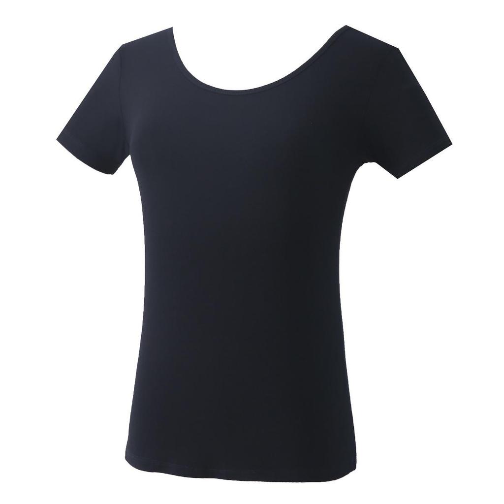 Damen V-Ausschnitt Modal Slim-Fit Tanz-Trainings-Top