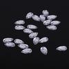 2 Colors 200pcs Drop Shape Resin Flatback Sewing Rhinestone with Double Holes Crafts Decoration
