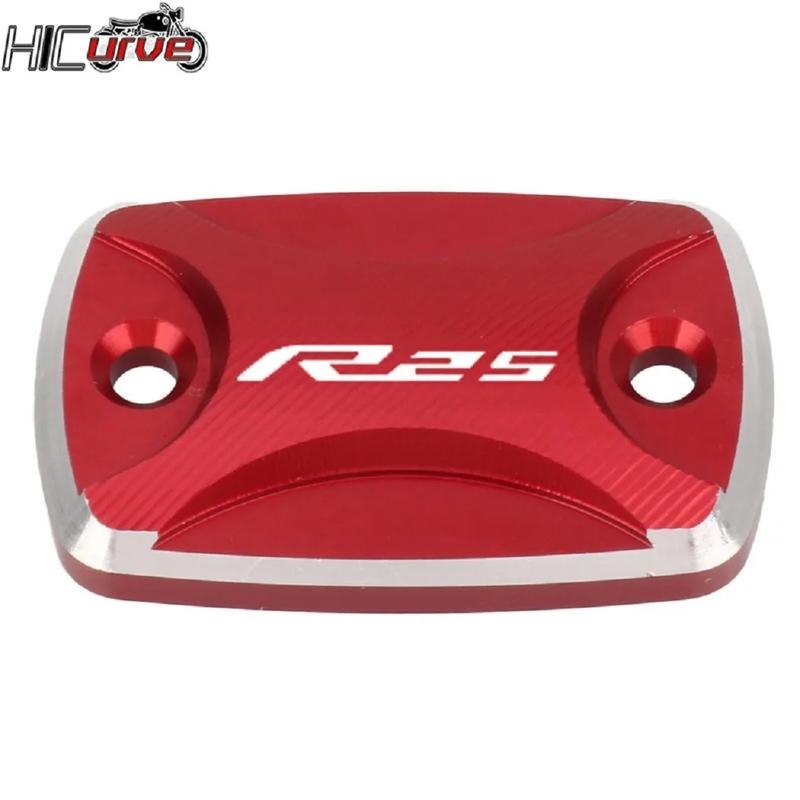 Motorcycles Front Brake Reservoir Fluid Tank Cover Oil Cup Cap For YAMAHA YZF-R25 YZFR25 YZF R25 2015-2023